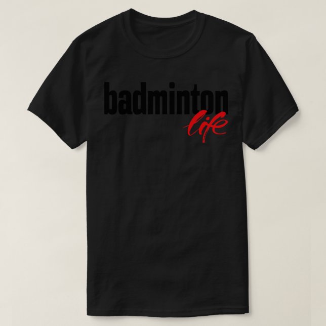 Camiseta Badminton Life (Frente do Design)