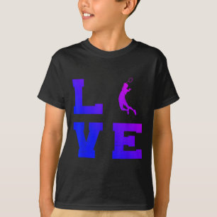 Camiseta Badminton Mens Mulheres Jogador De Badminton Shutt