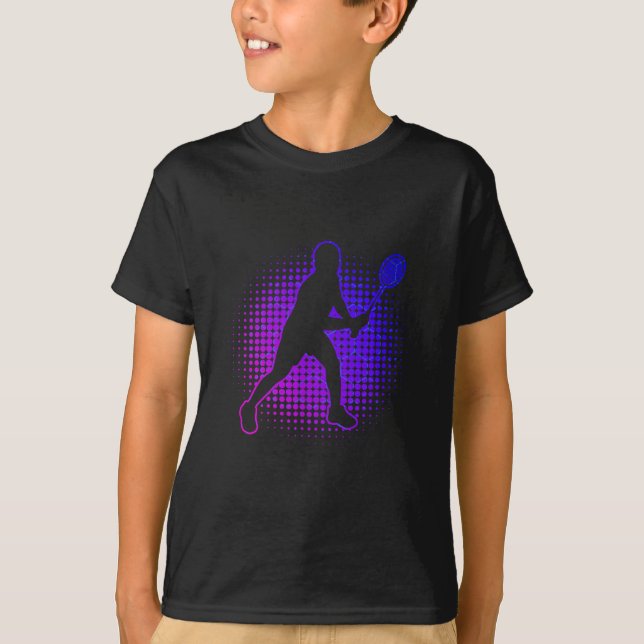 Camiseta Badminton Player Badminton Womens Shuttle (Frente)