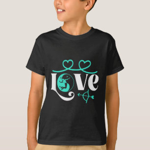 Camiseta Badminton-player Jogo Shuttle Yin-yang-love Badmin
