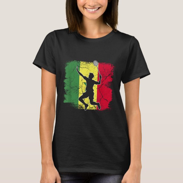 Camiseta Badminton Player Senegal (Frente)