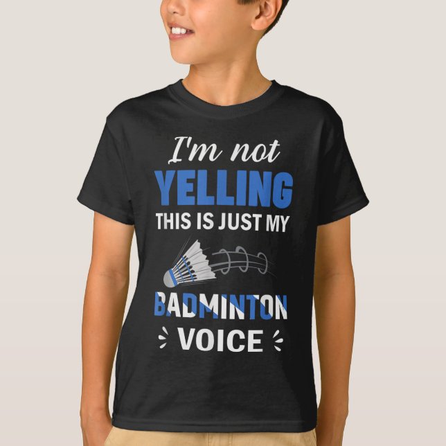 Camiseta Badminton Player Shuttle My Badminton Voice  (Frente)