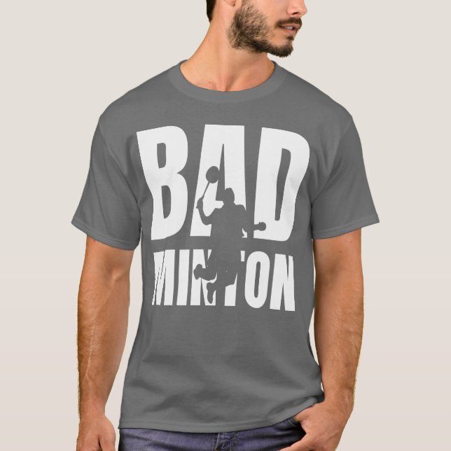 Camiseta Badminton Player Smash Lover Love Sports Sport ret (Frente)