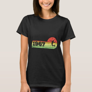 Camiseta Badminton-player Vintage 1967 Birthday Shuttle Bad