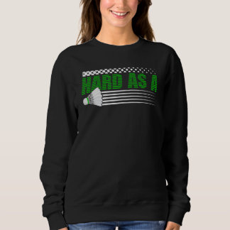 Camiseta Badminton Racket Duro Como Batedorso De Choque