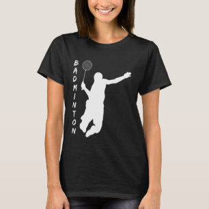 Camiseta Badminton Racquet Sport Man Boy Strokes