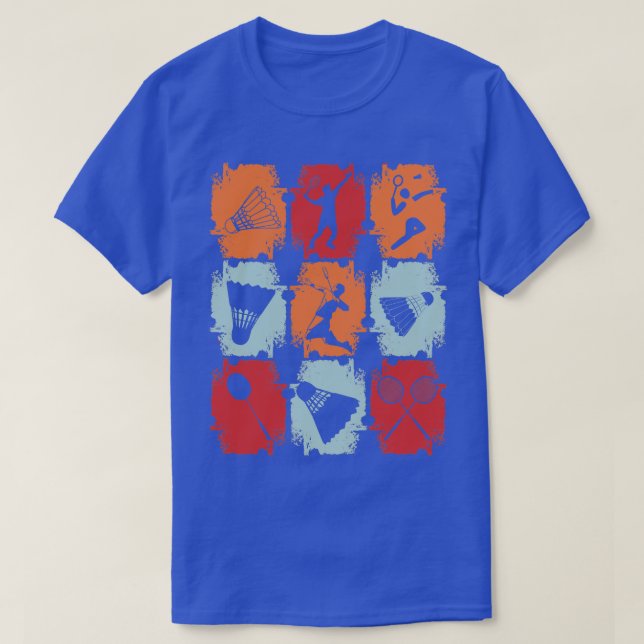 Camiseta Badminton Retro 3 (Frente do Design)