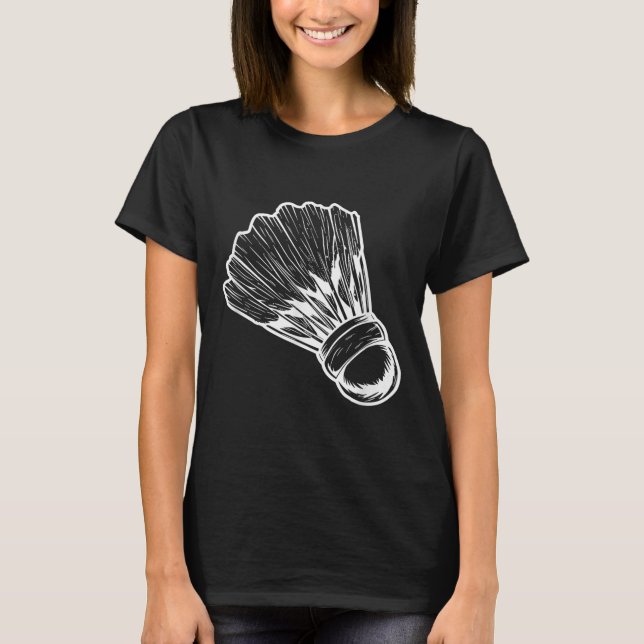 Camiseta Badminton Shuttle Badmintonista (Frente)