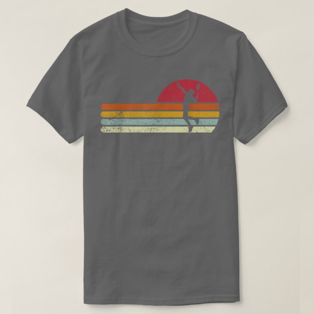 Camiseta Badminton Shuttlecock Sunset (Frente do Design)