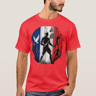 Camiseta Badminton sport Vintage Volution Badminton
