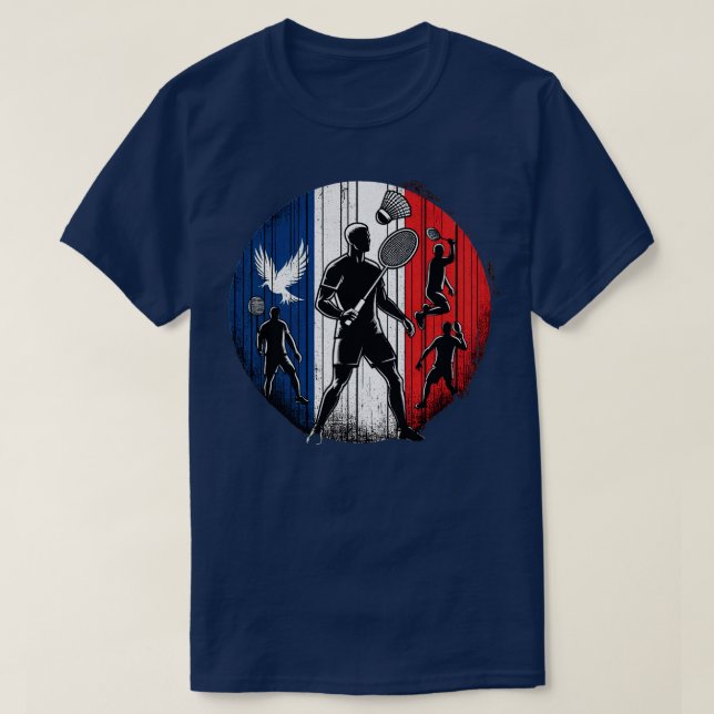 Camiseta Badminton sport Vintage Volution Badminton (Frente do Design)