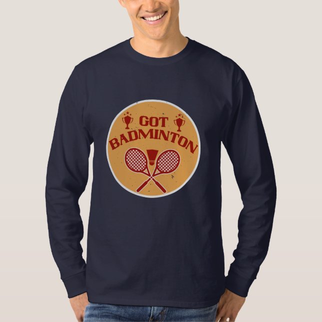 Camiseta Badminton - Tenho Badminton (Frente)