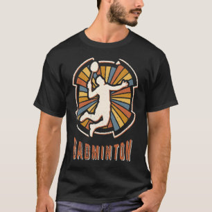 Camiseta Badminton Vintage Clássico Retro Esporte Amor