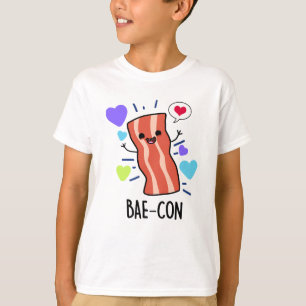 Camiseta Bae-con Funny Bacon Pun