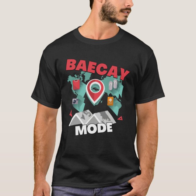 Camiseta Baecay Mode Designs For Couples Bae King Bae Catio (Frente)