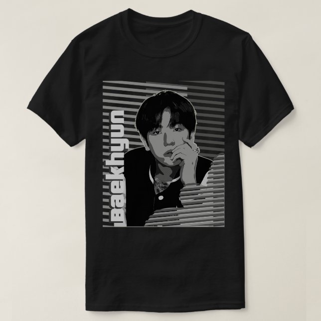 Camiseta Baekhyun EXO (Frente do Design)