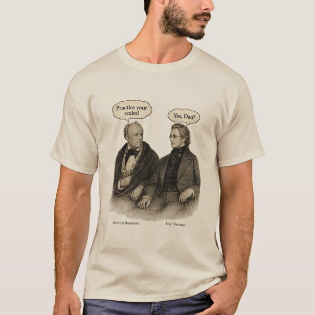 Camiseta Baermann's Scale Secret: Dad's Eternal Lesson (Frente)