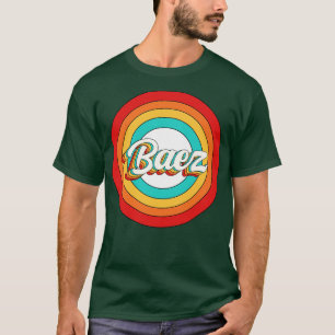 Camiseta Baez Name Shirt Vintage Baez Circle