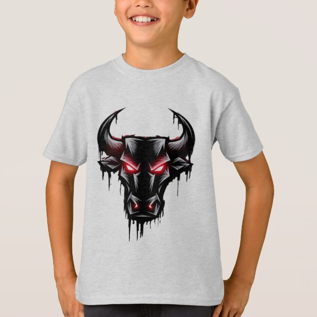 Camiseta bafelo cabeça preta (Frente)