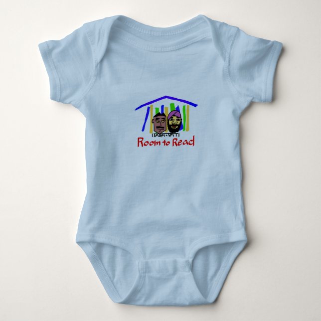 Camiseta Baga & Vati Babies for Room to Read (Frente)