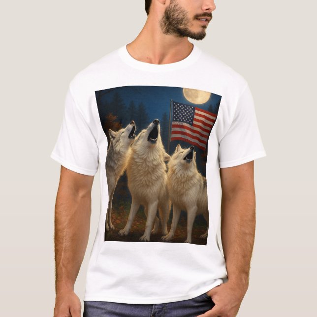 Camiseta Bagaço de lobo americano (Frente)