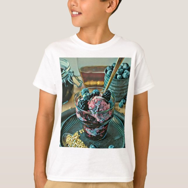 Camiseta Bagaço de sorvete com baga (Frente)