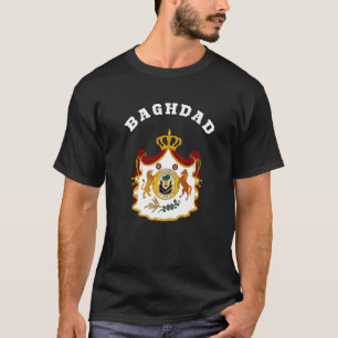 Camiseta Bagdade Casaco De Armas Bandeira De Souvenir