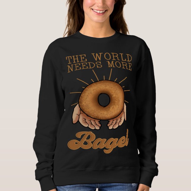 Camiseta Bagel Baker Roll  Ring Shaped Baked Jewish Bread B (Frente)