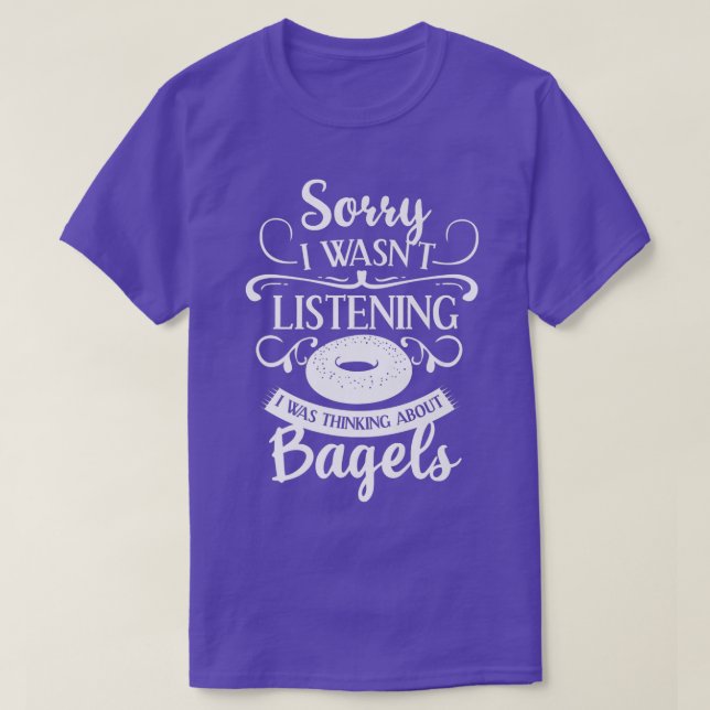Camiseta Bagel Para Bagéis Premium (Frente do Design)
