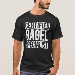 Camiseta Bagel Specialist Foodie Bread Bakery Comida judia
