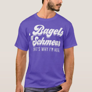 Camiseta Bagels e Schmear Porque estou aqui Nova York Deli