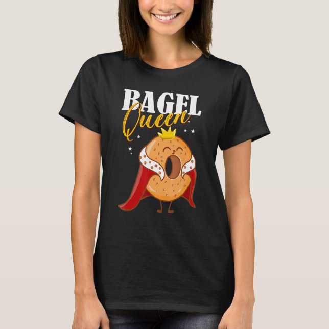 Camiseta Bagels Food Tee Bagel Queen (Frente)