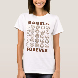 Camiseta Bagels para Design de Ícone Mínimo