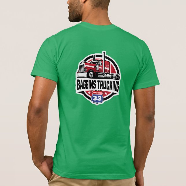Camiseta Baggins Trucking  (Verso)