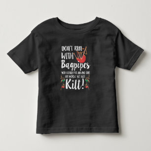 Camiseta Bagpipe Citação Kilt Music Scotland Bagpiping Hu