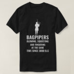 Camiseta Bagpipe Scottish Music Player Funny Gift<br><div class="desc">Este Trabalho de arte de instrumentos de madeira de Bagpipe cria um Excelente para os Bagpipers,  o Pride da Escócia,  os músicos escoceses e amantes de música de Bagpipe.</div>