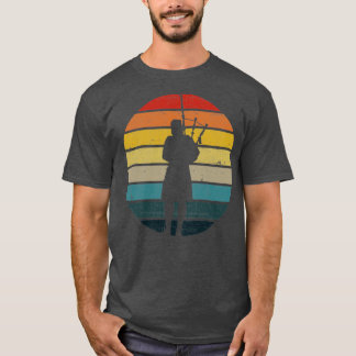 Camiseta Bagpipe Silhoule em Perturbação Retroativa