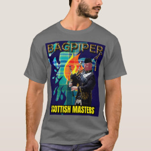 Camiseta Bagpipers Mestrados escoceses 3