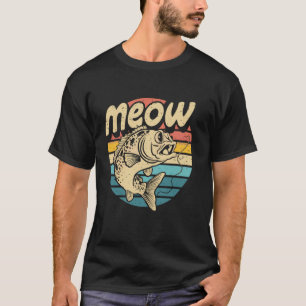 Camiseta Bagre Miau Gato Bagre Divertido Pesca Pescador Re