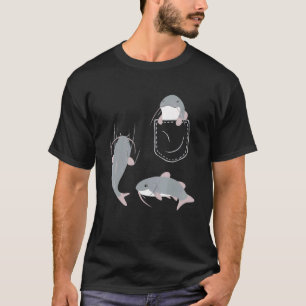 Camiseta Bagre no Bolso Peixe-Gato