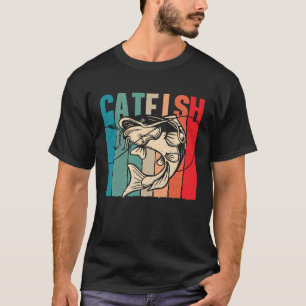 Camiseta Bagre Retro Pescaria de Bagres Pesca de Água Doce