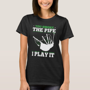 Camiseta Bagtubos Para Bagaço De Baganjeiro Bagpiperista