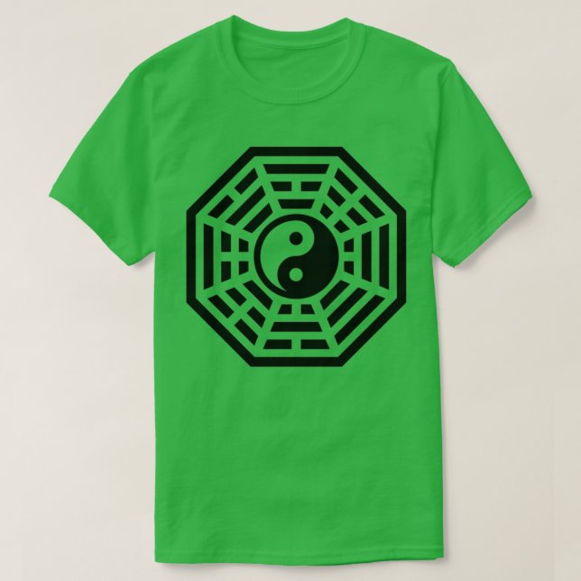 Camiseta Bagua Pakua Yin Yang Chi Feng Shui Artes Marciais (Frente do Design)