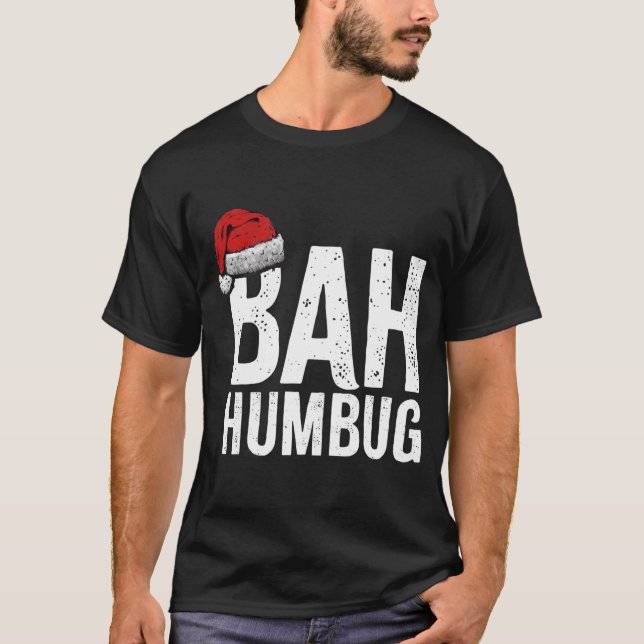 Camiseta Bah Humbug Natal (Frente)