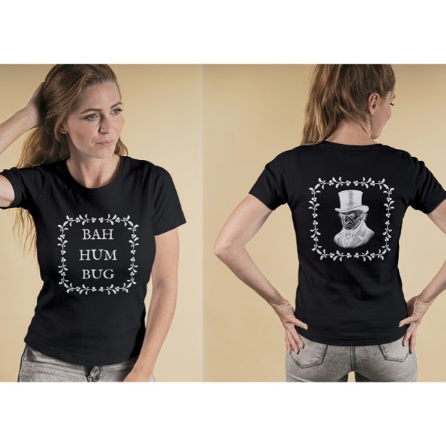 Camiseta Bah Humbug Scrooge Dickens Christmas Carol (Criador carregado)