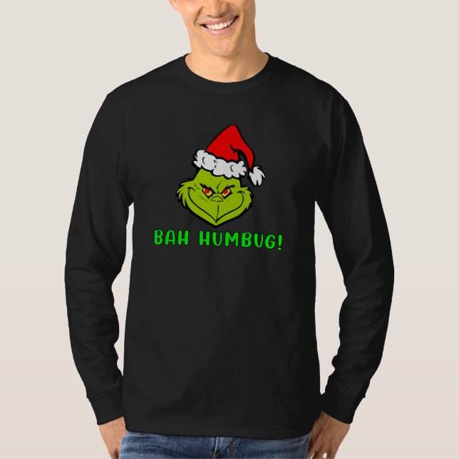 Camiseta Bah Humbug Scrooge Essential Christmas Cartoon (Frente)
