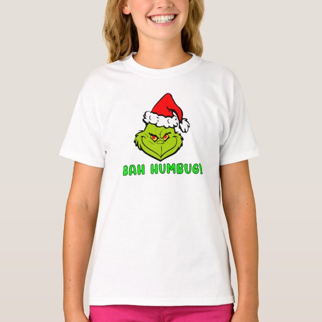 Camiseta Bah Humbug Scrooge Essential Christmas Cartoon (Frente)