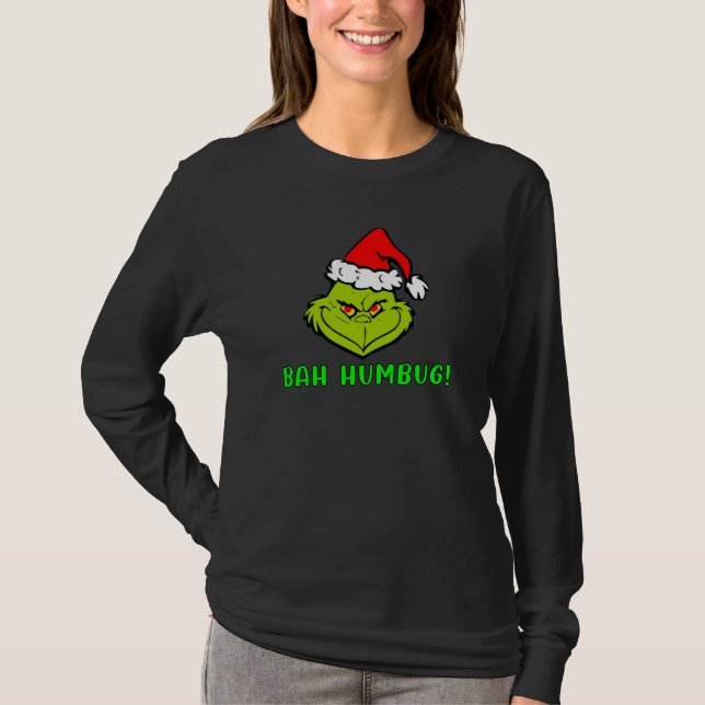 Camiseta Bah Humbug Scrooge Essential Christmas Cartoon (Frente)