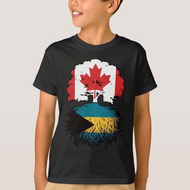 Camiseta Bahamas Bahamas Bahamas canadense Canada Tree Root (Frente)