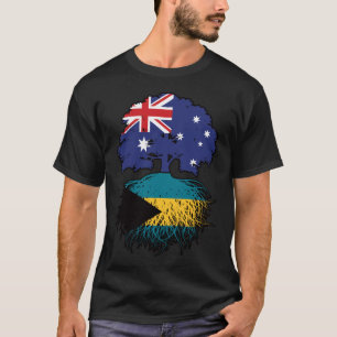Camiseta Bahamas Bahamas Raízes de Árvore Australiana da Au